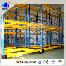 Competitive price powder coating warehouse and electronic metal rack moveable shelves system